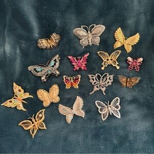 🦋Elegant Butterfly Brooch Set 🦋